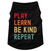 Play Learn Be Kind Repeat Unity Day No Bullies Kindness Doggie Tank