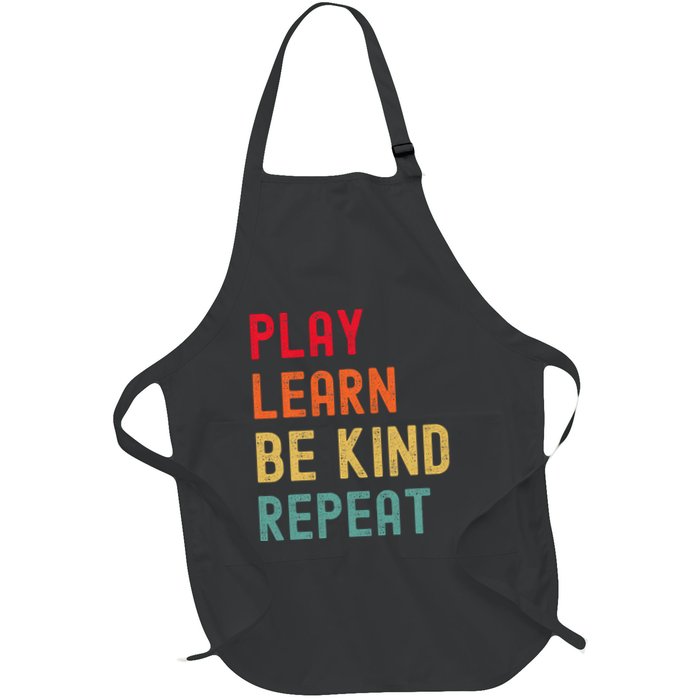 Play Learn Be Kind Repeat Unity Day No Bullies Kindness Apron