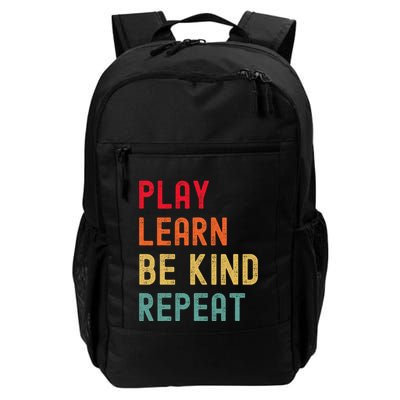 Play Learn Be Kind Repeat Unity Day No Bullies Kindness Daily Commute Backpack