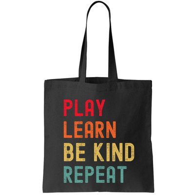 Play Learn Be Kind Repeat Unity Day No Bullies Kindness Bag