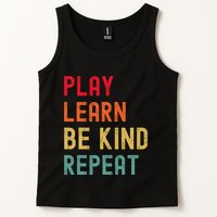 Play Learn Be Kind Repeat Unity Day No Bullies Kindness Tank Top