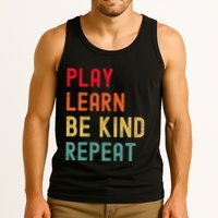 Play Learn Be Kind Repeat Unity Day No Bullies Kindness Tank Top