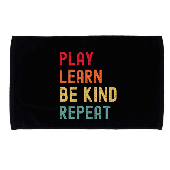 Play Learn Be Kind Repeat Unity Day No Bullies Kindness Microfiber Hand Towel