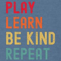 Play Learn Be Kind Repeat Unity Day No Bullies Kindness Garment-Dyed Sweatshirt