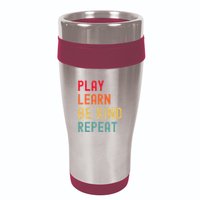 Play Learn Be Kind Repeat Unity Day No Bullies Kindness 16oz Travel Tumbler