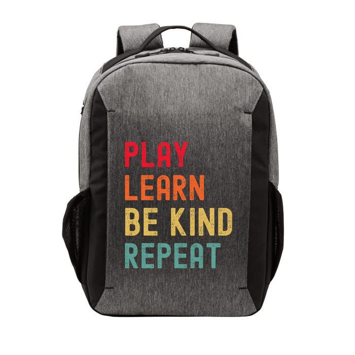 Play Learn Be Kind Repeat Unity Day No Bullies Kindness Vector Backpack