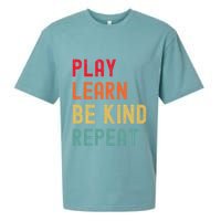 Play Learn Be Kind Repeat Unity Day No Bullies Kindness Sueded Cloud Jersey T-Shirt