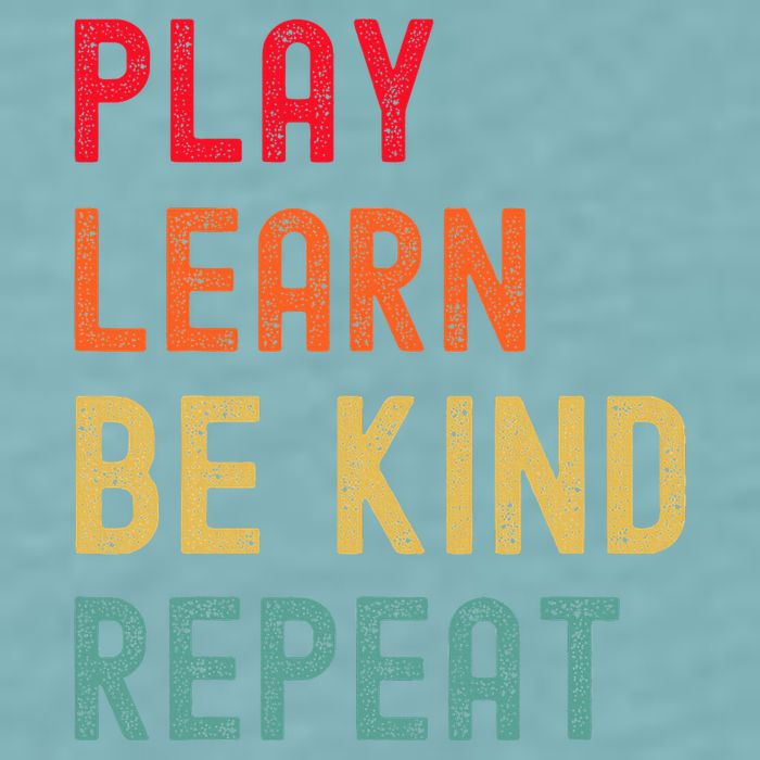 Play Learn Be Kind Repeat Unity Day No Bullies Kindness Sueded Cloud Jersey T-Shirt