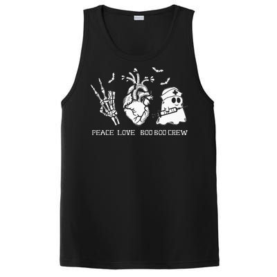 Peace Love Boo Boo Crew Lazy Halloween Costume Nurse Ghost PosiCharge Competitor Tank