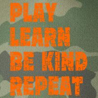 Play Learn Be Kind Repeat Autism Awareness Unity Day Orange Gift Legacy Tie Dye Trucker Hat