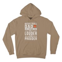 Proud Loud Basketball Dad Of A Basketball Player Dad Hoodie