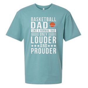 Proud Loud Basketball Dad Of A Basketball Player Dad Sueded Cloud Jersey T-Shirt