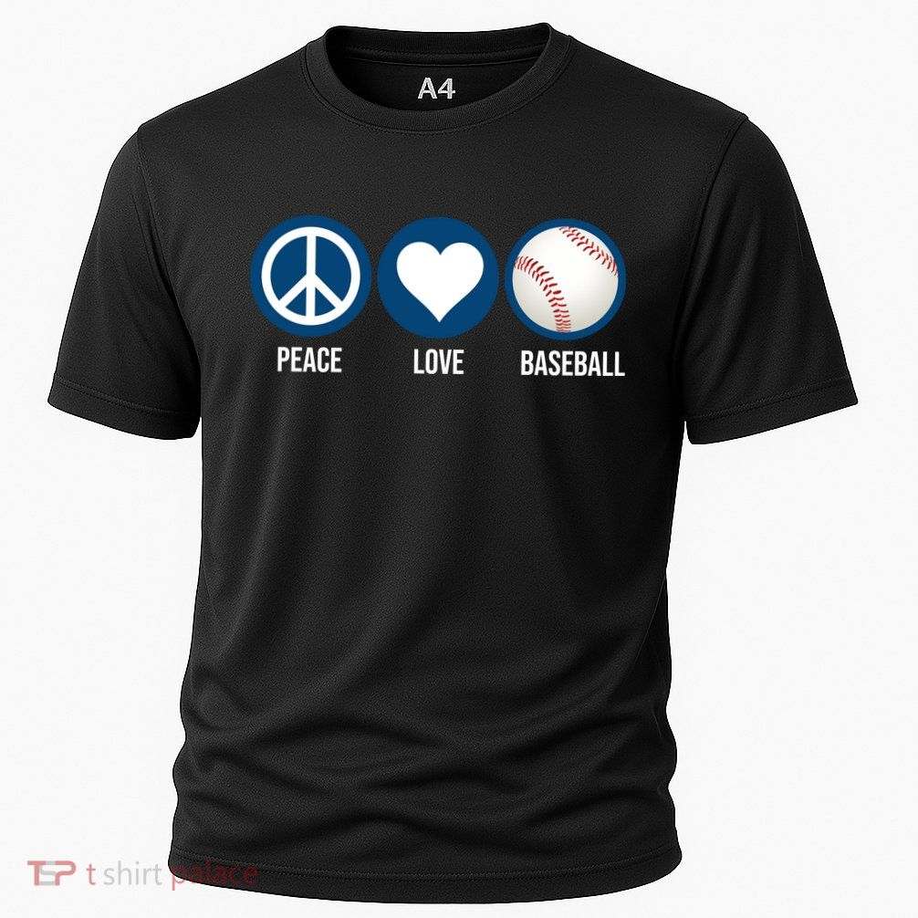 Peace Love Baseball Performance Shirt