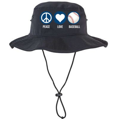 Peace Love Baseball Bucket Hat