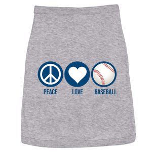 Peace Love Baseball Doggie Tank