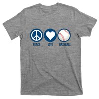 Peace Love Baseball T-Shirt