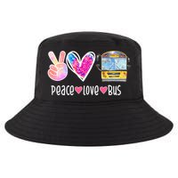 Peace Love Bus Gift For Bus Driver Cool Comfort Performance Bucket Hat
