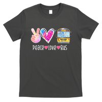 Peace Love Bus Gift For Bus Driver T-Shirt