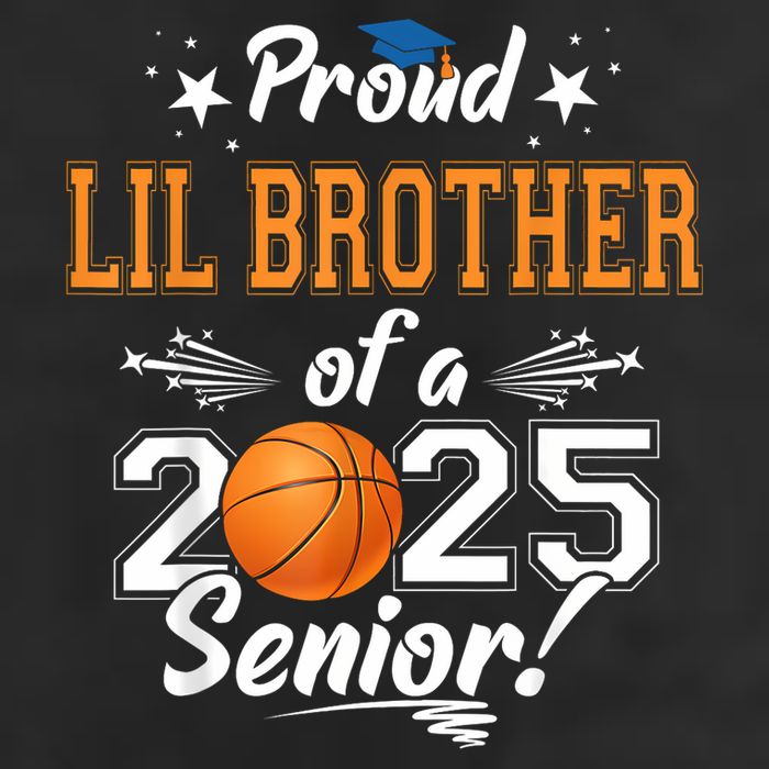 Proud Lil Brother Of A 2025 Senior Graduate Basketball Beanie