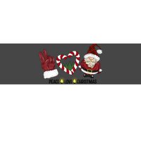 Peace Love Christmas Gnome Sublimation Funny Xmas Gift Bumper Sticker