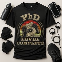 PhD Level Complete PhD Graduate Ph.D. Graduation Doctorate Cooling Performance Crew T-Shirt
