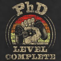 PhD Level Complete PhD Graduate Ph.D. Graduation Doctorate Adult Drive Performance Visor