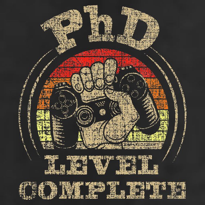 PhD Level Complete PhD Graduate Ph.D. Graduation Doctorate Adult Drive Performance Visor