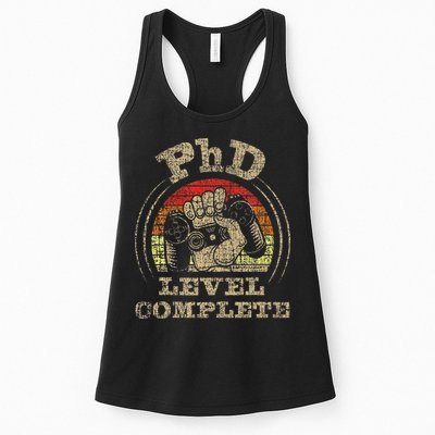 PhD Level Complete PhD Graduate Ph.D. Graduation Doctorate Womens Tank Top