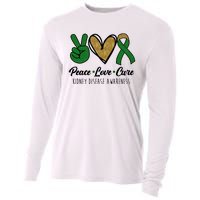 Peace Love Cure Kidney Disease Awareness Cooling Performance Long Sleeve Crew