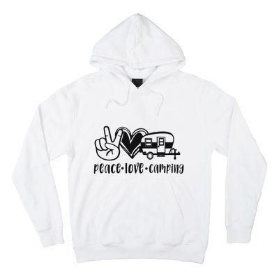 Peace Love Camping Gift Hoodie