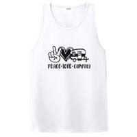 Peace Love Camping Gift PosiCharge Competitor Tank