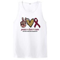 Peace Love Cure Multiple Myeloma Awareness PosiCharge Competitor Tank