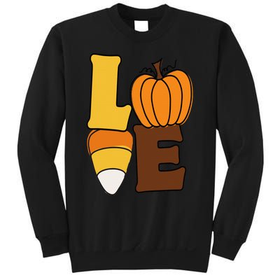 Pumpkin Love Candy Corn Fall Y'All Hello Fall Love Fall Sweatshirt