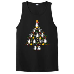 Penguin Lover Christmas Tree Funny Penguin Xmas Tree Gift PosiCharge Competitor Tank