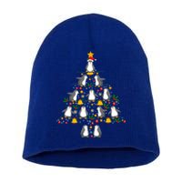 Penguin Lover Christmas Tree Funny Penguin Xmas Tree Gift Short Acrylic Beanie