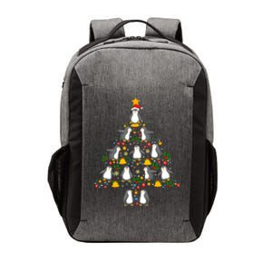 Penguin Lover Christmas Tree Funny Penguin Xmas Tree Gift Vector Backpack