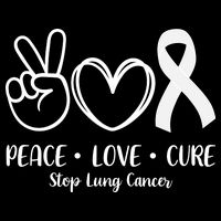 Peace Love Cure Long Cancer Awareness Cooling Performance Crew T-Shirt