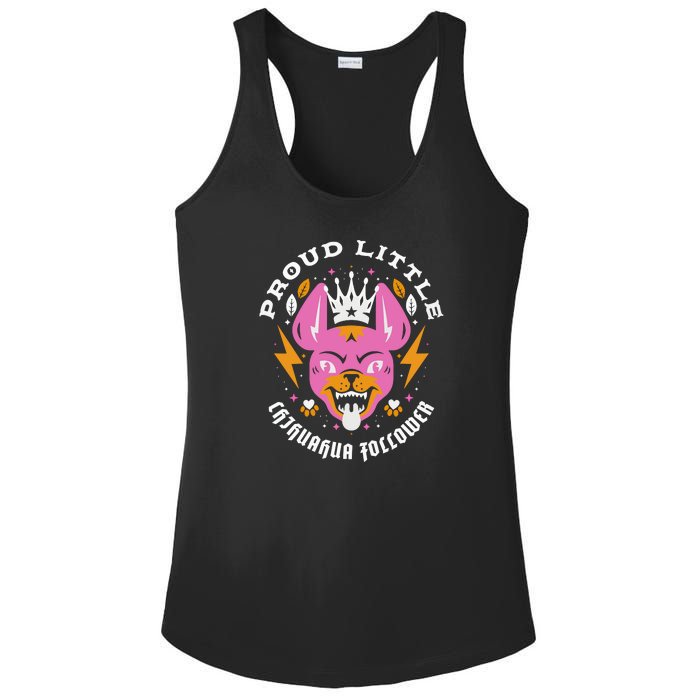 Proud Little Chihuahua Follower Vanderpump Rules Ladies PosiCharge Competitor Racerback Tank