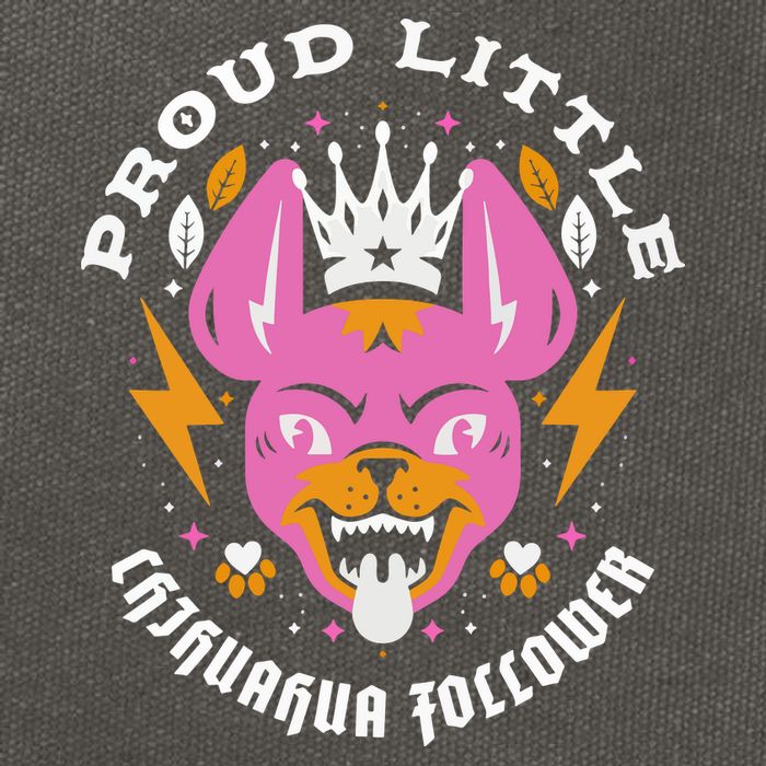 Proud Little Chihuahua Follower Vanderpump Rules Cotton Canvas Backpack