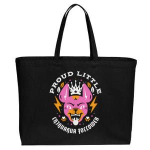 Proud Little Chihuahua Follower Vanderpump Rules Cotton Canvas Jumbo Tote