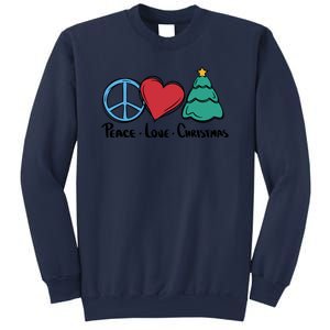 Peace Love Christmas Sweatshirt