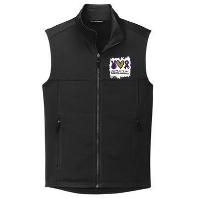 Peace Love Cure Overdose Awareness Collective Smooth Fleece Vest