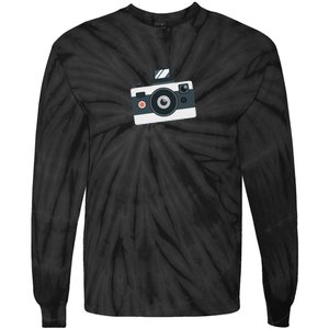 Photography Lover | Camera Tie-Dye Long Sleeve Shirt