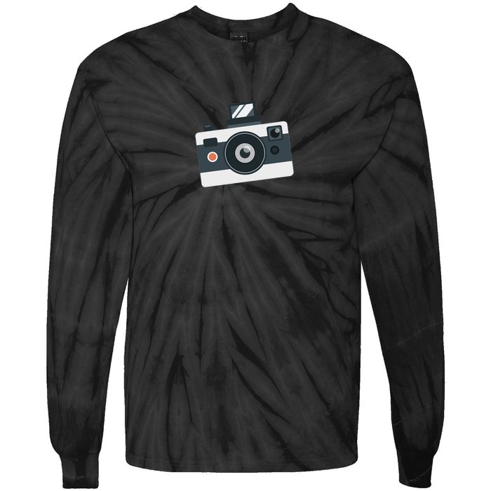 Photography Lover | Camera Tie-Dye Long Sleeve Shirt