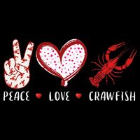Peace Love Crawfish Boil Gift Impact Tech Backpack