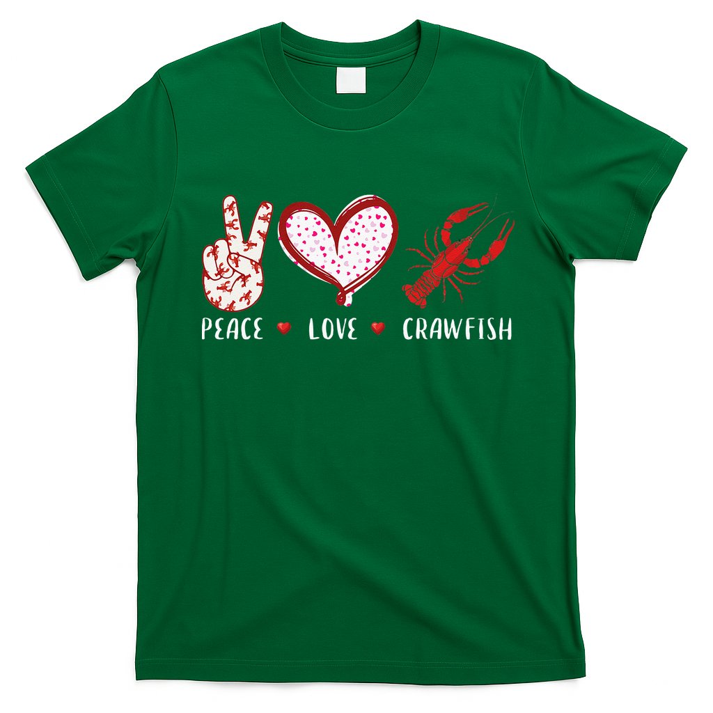 Peace Love Crawfish Boil Gift T-Shirt