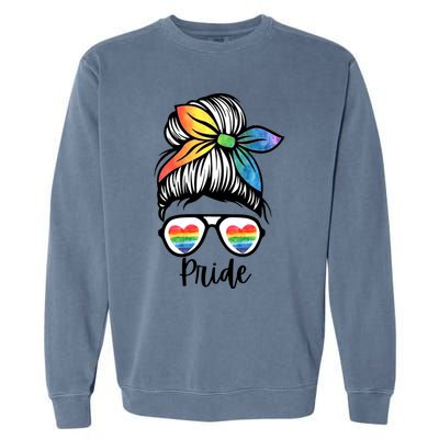 Pride Lgbtq Colorful Unisex Nonbinary Gift Garment-Dyed Sweatshirt