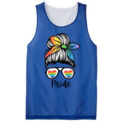 Pride Lgbtq Colorful Unisex Nonbinary Gift Mesh Reversible Basketball Jersey Tank