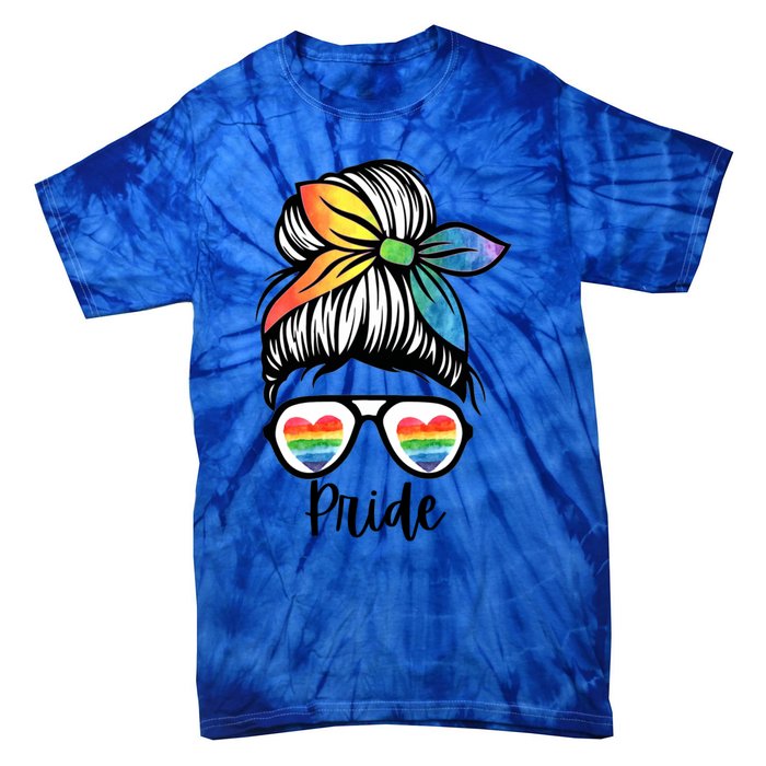 Pride Lgbtq Colorful Unisex Nonbinary Gift Tie-Dye T-Shirt