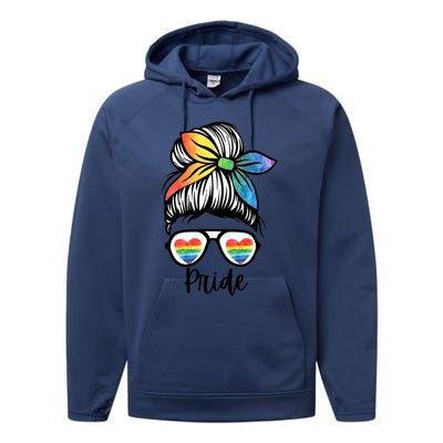 Pride Lgbtq Colorful Unisex Nonbinary Gift Performance Fleece Hoodie